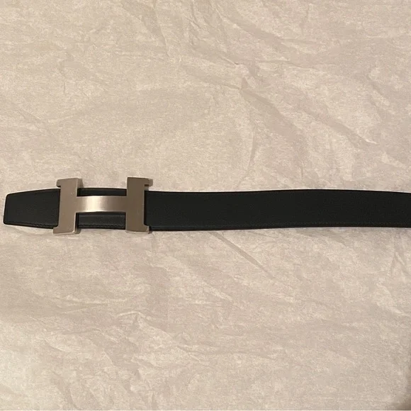 HERMES Constance belt buckle & Reversible leather strap 38 mm - Picture 3 of 8